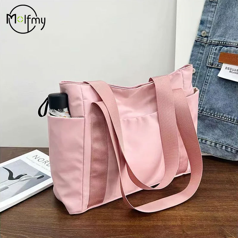 Luxury Tote Bags With Zipper - 여성용 가방 디자이너 럭셔리 가방 나일론