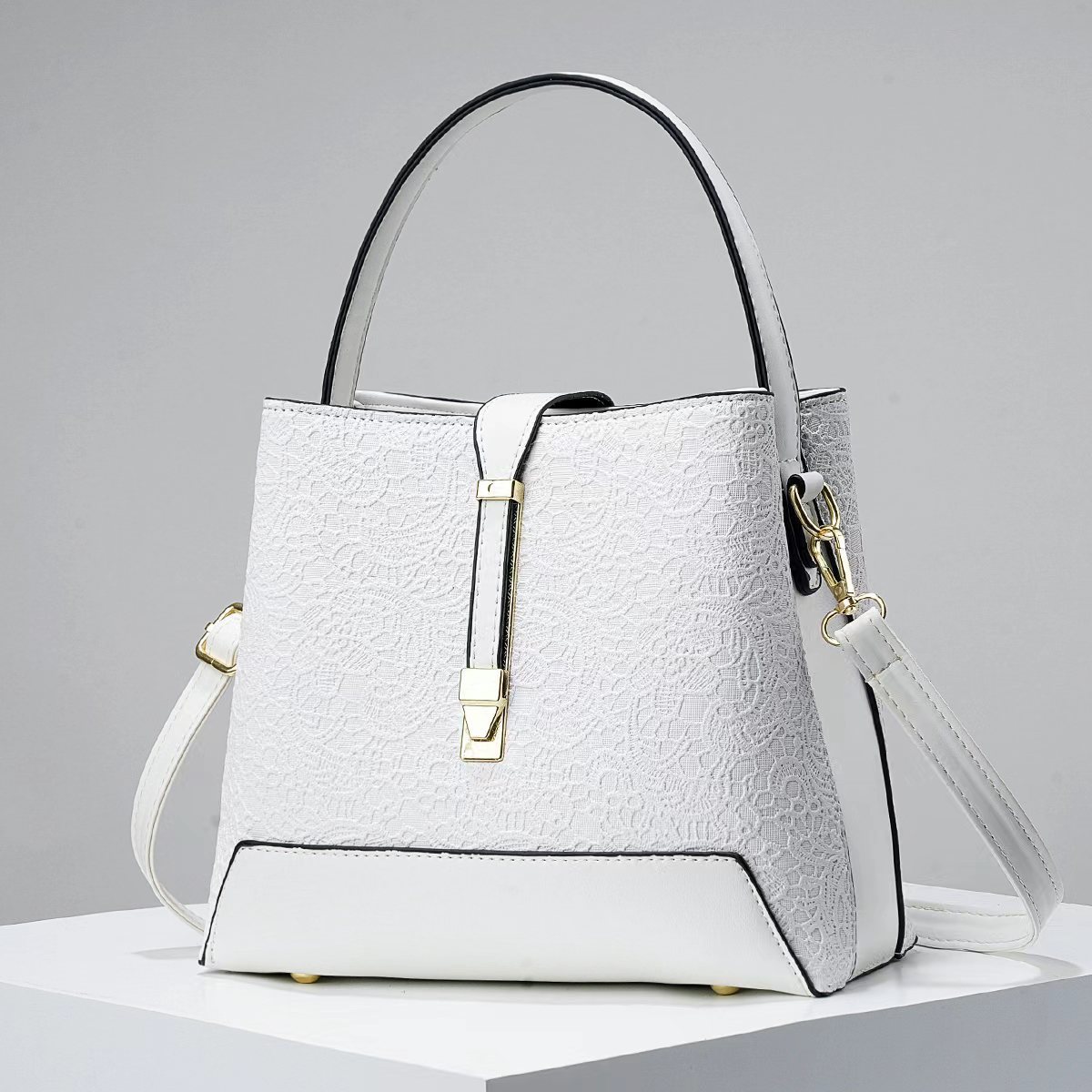 Luxury Tote Bags With Zipper - 새로운 럭셔리 토트 백 가죽 품위있는