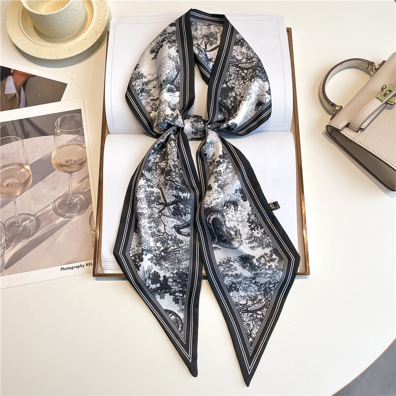 Luxury Bags China - 럭셔리 롱 네크스카프 스키니 헤어밴드 여성