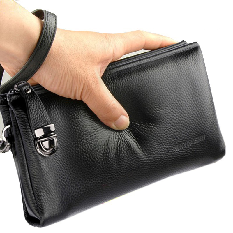 Luxury Bags England - 2025 핸드백 남자 진짜 소 가죽
