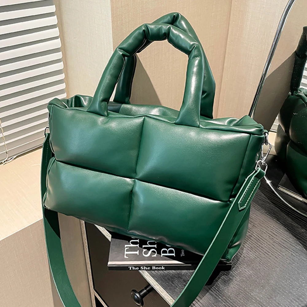 Luxury Quilted Bags - 럭셔리 소프트 PU 가죽 토트백 여성용