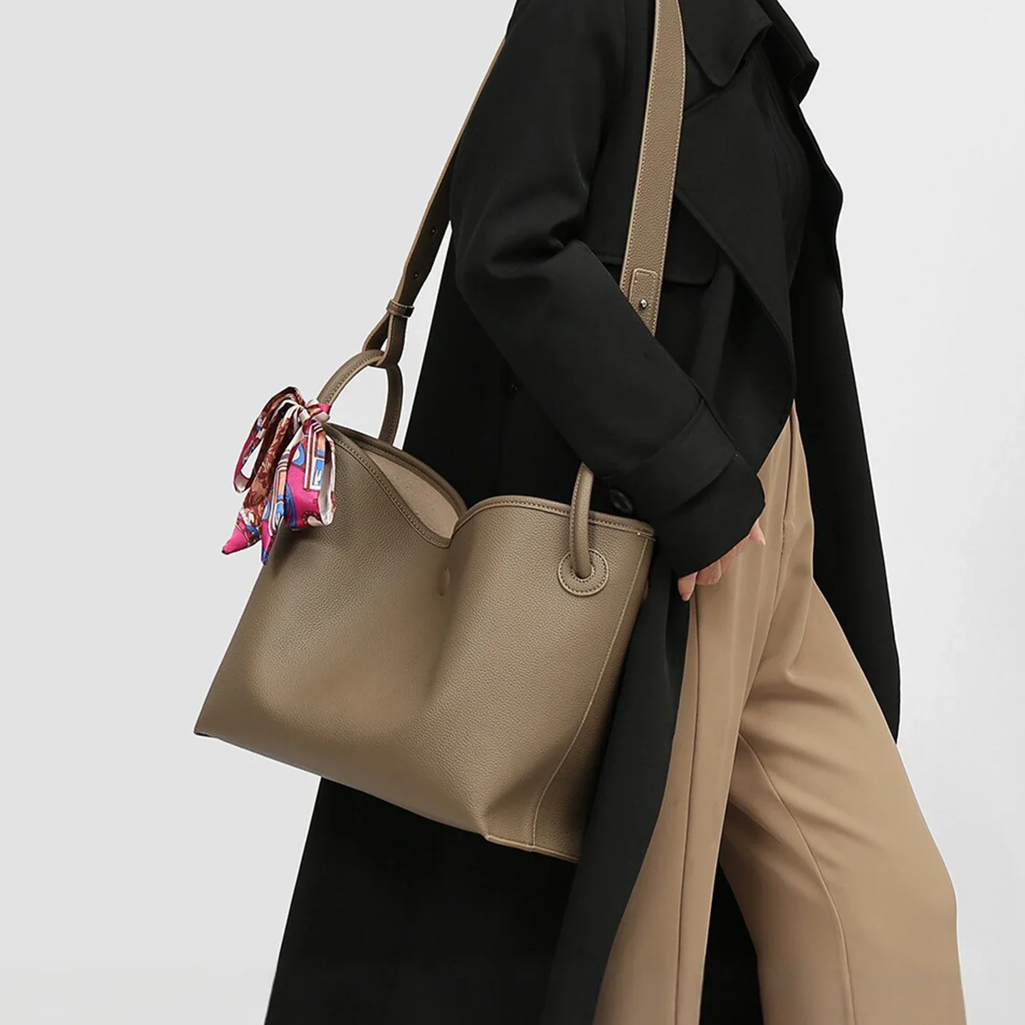 Luxury Bags China - 라이트 럭셔리 고급 여성용 토트백 PU