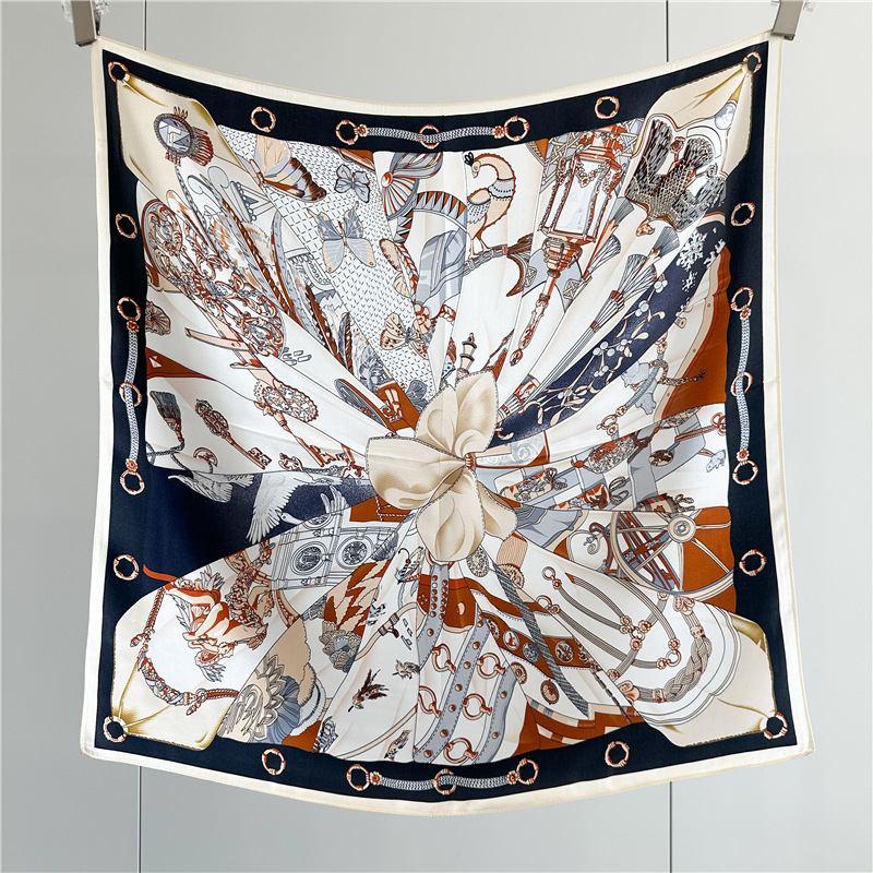 Luxury Bags And Accessories - 여름 실크 스카프 여성 소프트 Shawls