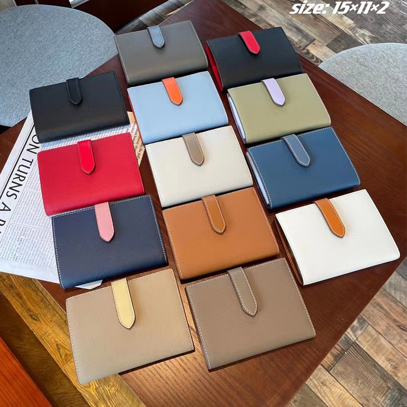Luxury Quilted Bags - 여성용 정품 가죽 반지갑, 동전 지갑,