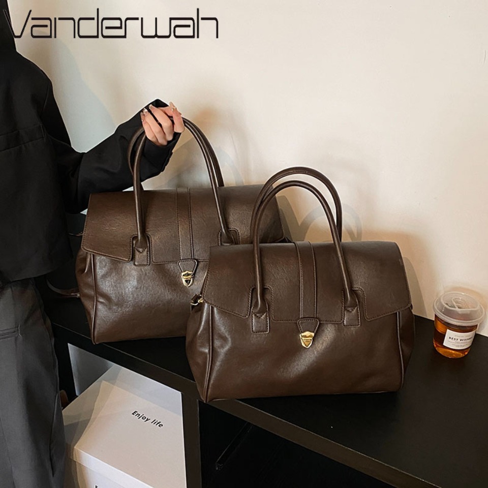 Luxury Tote Bags With Zipper - 럭셔리 대용량 보스턴 여성 숄더 크로스백