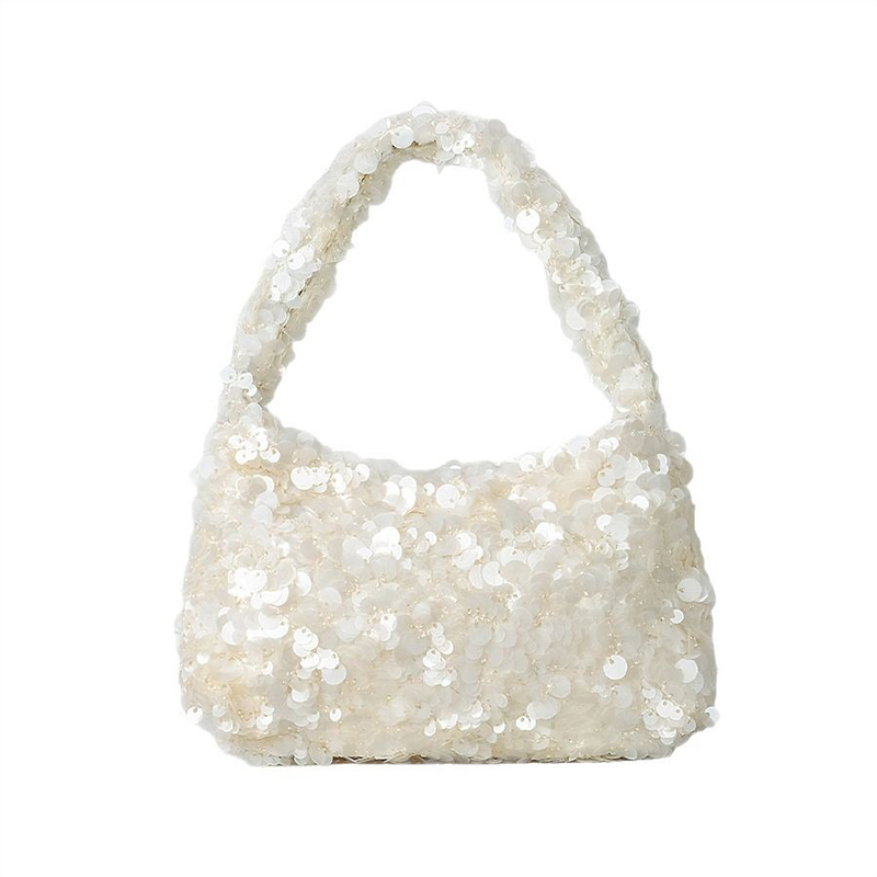 여성용 명품 디자이너 메탈릭 시퀸 디너백 탑 핸들 싱글 - Luxury Bags England 리뷰 및 가격