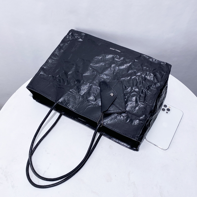 여성을위한 한국 캐주얼 크래프트 종이 토트 백 럭셔리  - Luxury Tote Bags With Zipper 리뷰 및 가격