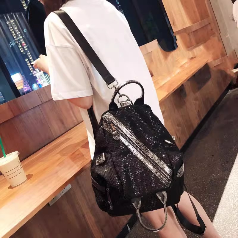 여성용 나일론 스팽글 백팩, 하이 퀄리티 숙녀 크로스바 - Luxury Bags Girls 리뷰 및 가격