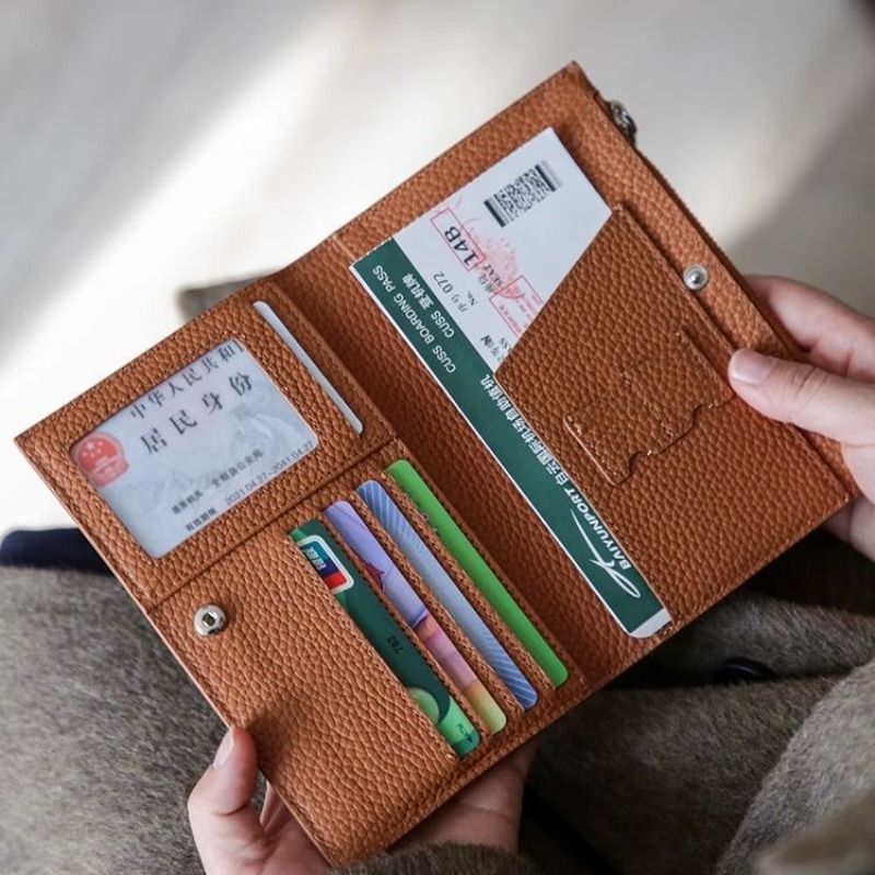 가죽 여권 홀더 커버 케이스 방수 여행용 신용카드 지갑 - Accordion Wallet Zip 리뷰 및 가격