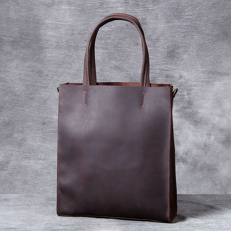 빈티지 정품 가죽 남성 핸드 토트 백 간단한 미친 말  - Luxury Bags Coach 리뷰 및 가격