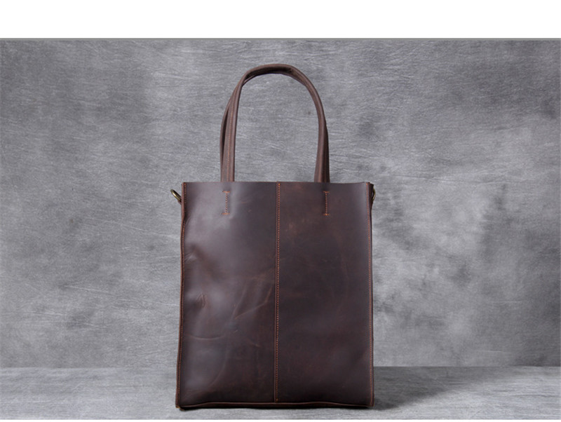 빈티지 정품 가죽 남성 핸드 토트 백 간단한 미친 말  - Luxury Bags Coach 리뷰 및 가격