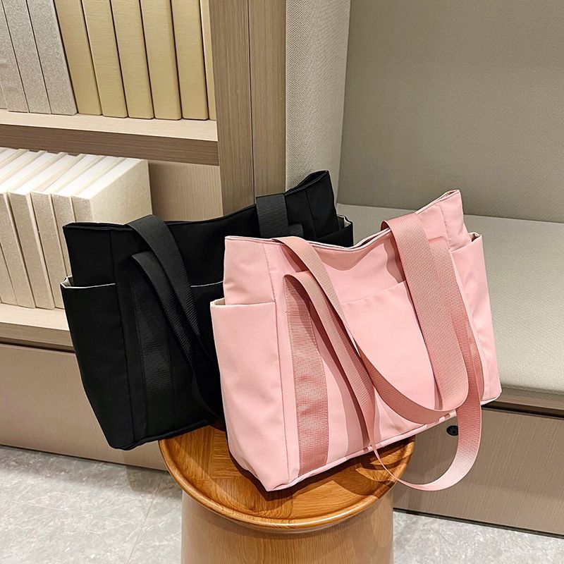 여성용 가방 디자이너 럭셔리 가방 나일론 통근 숄더 핸 - Luxury Tote Bags With Zipper 리뷰 및 가격