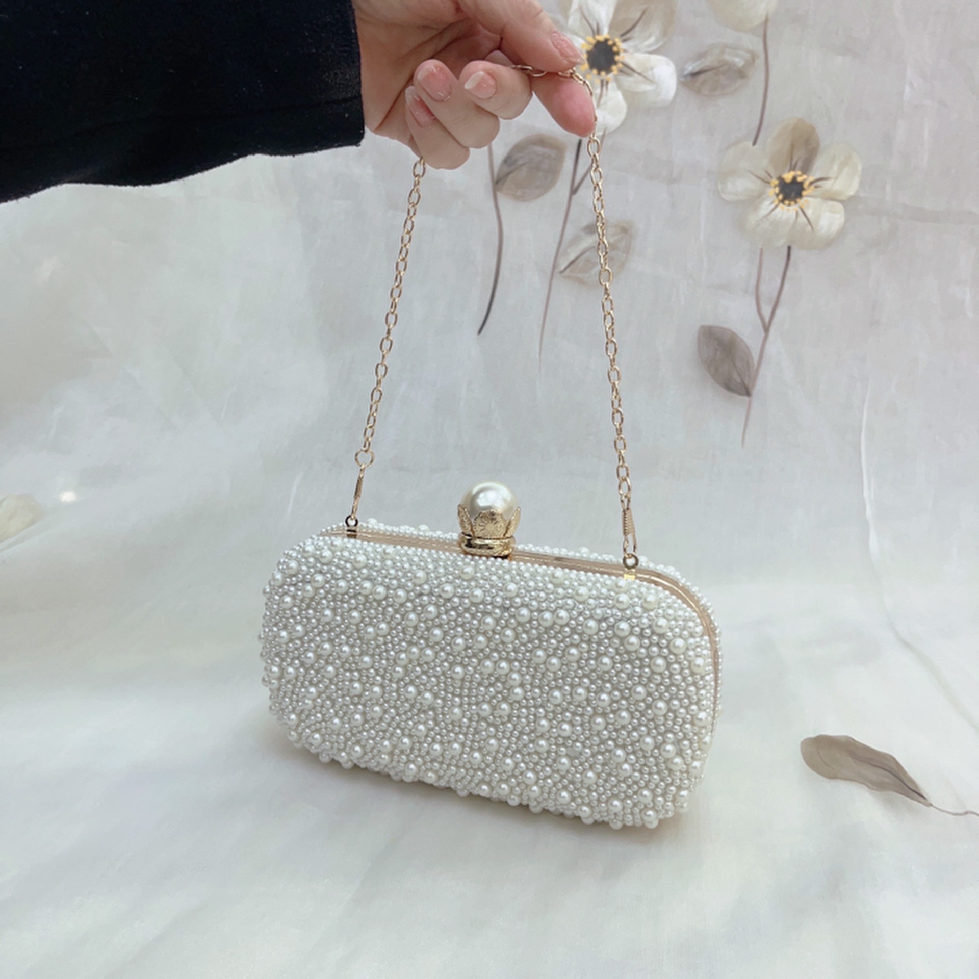럭셔리 웨딩 이브닝 드레스 백 체인 숄더백 여성용 진주 - Luxury Bags Mini 리뷰 및 가격