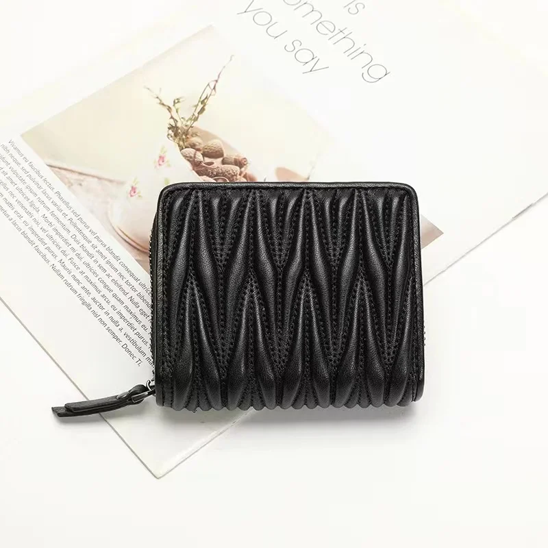 정품 양가죽 접이식 디자인 숙녀 짧은 지갑 양 가죽 여 - Luxury Quilted Bags 리뷰 및 가격
