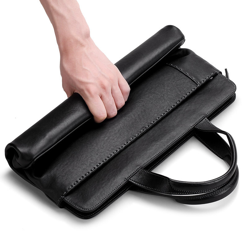 새로운 남성용 노트북 가방 메신저 정품 가죽 서류 가방 - Luxury Bags For Laptop 리뷰 및 가격