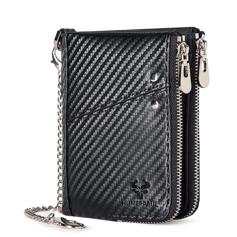 GZCZ 남성용 더블 지퍼 동전 주머니 RFID 카드홀 - Luxury Bags Sell 리뷰 및 가격