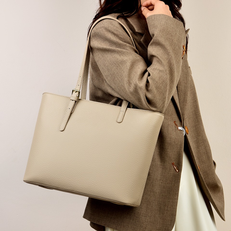 솔리드 컬러 여성용 숄더백 부드러운 가죽 핸드백 여성용 - Luxury Tote Bags With Zipper 리뷰 및 가격