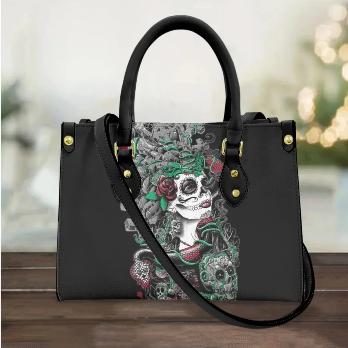 핸드백 여성 데드 오브 스컬 걸 럭셔리 가죽 숄더백 캐 - Luxury Bags Girls 리뷰 및 가격