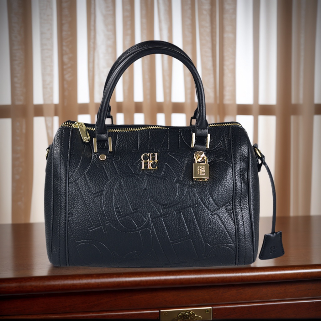 CH 여성 핸드백 럭셔리 엠보싱 로고 브라운 PU 가죽 - Luxury Bags In Sale 리뷰 및 가격