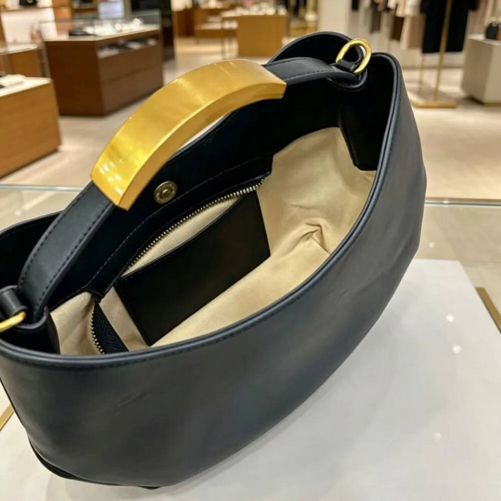 데미서클 여성용 골드 레터 토트 드로스트링 버킷백 고급 - Luxury Bags Sell 리뷰 및 가격