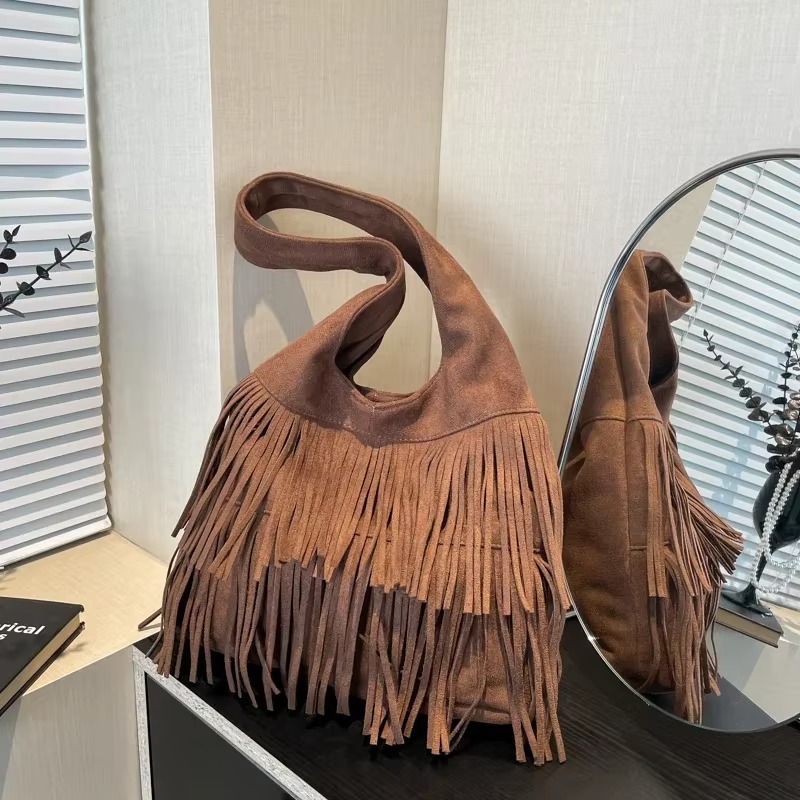 가짜 스웨이드 술 숄더백 대용량 럭셔리 여성용 가방 판 - Luxury Bags On Sales 리뷰 및 가격