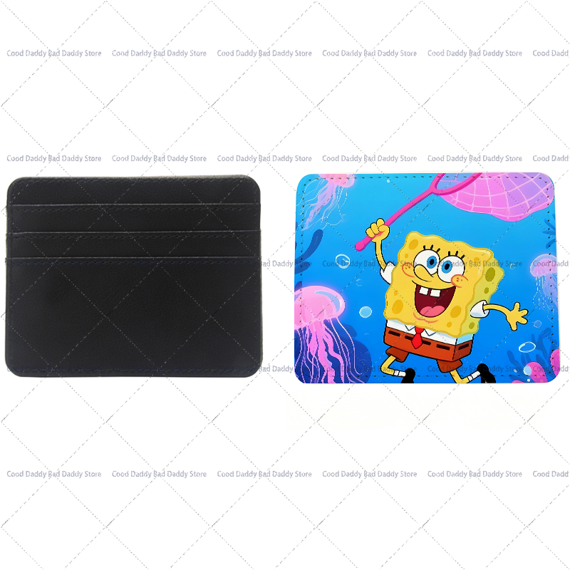 귀여운 스폰지밥 스퀘어팬츠 프린트 슬림 카드 지갑 만화 - Accordion Wallet Zip 리뷰 및 가격