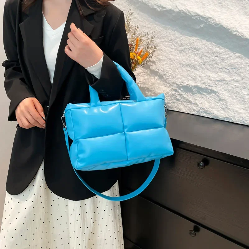 럭셔리 소프트 PU 가죽 토트백 여성용 퀼팅 디자이너  - Luxury Quilted Bags 리뷰 및 가격
