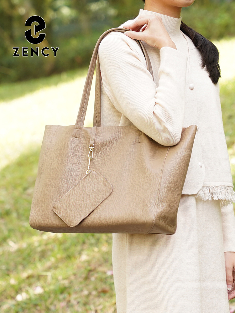 Zency 정품 가죽 대형 토트 백 비치 핸드백 럭셔리 - Luxury Tote Bags With Zipper 리뷰 및 가격