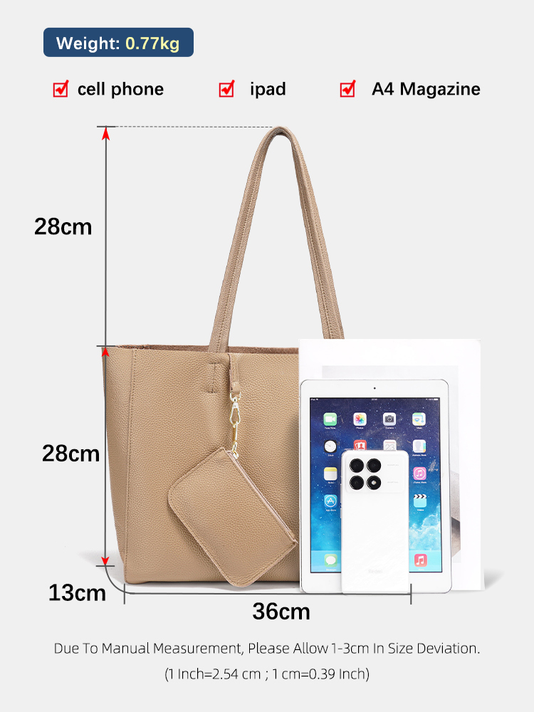 Zency 정품 가죽 대형 토트 백 비치 핸드백 럭셔리 - Luxury Tote Bags With Zipper 리뷰 및 가격