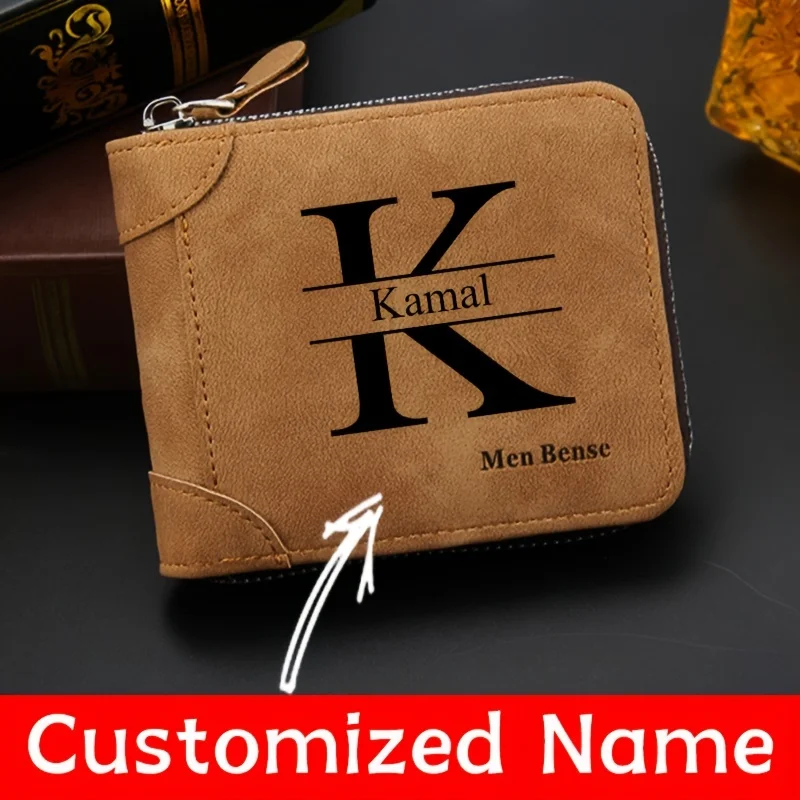 맞춤형 이름 남성용 지갑 패션 반투명 남성용 멀티 카드 - Accordion Wallet Zip 리뷰 및 가격