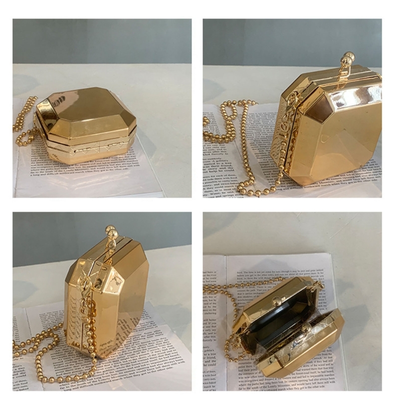 미니 럭셔리 골드 파티 이브닝 클러치 핸드백 여성용,  - Luxury Bags Mini 리뷰 및 가격