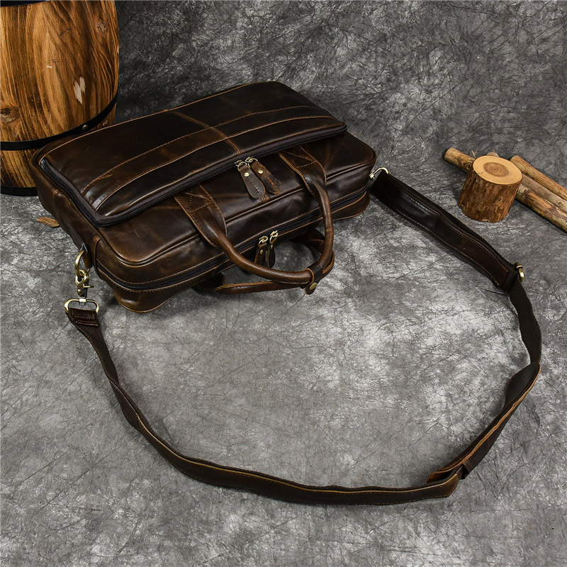 남성용 럭셔리 정품 가죽 핸드백, 여행 서류 가방, 남 - Luxury Bags For Laptop 리뷰 및 가격
