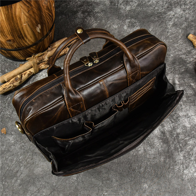 남성용 럭셔리 정품 가죽 핸드백, 여행 서류 가방, 남 - Luxury Bags For Laptop 리뷰 및 가격