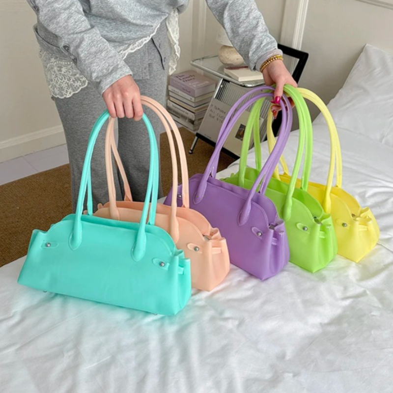 여성용 PVC 솔리드 컬러 짧은 손잡이 핸드백 여성 캐 - Luxury Bags Coach 리뷰 및 가격