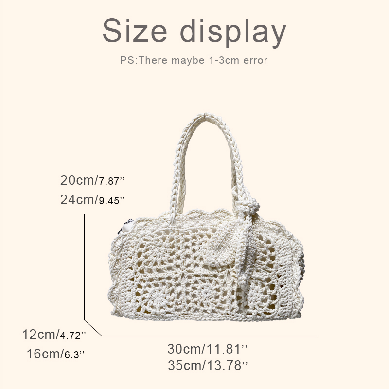 보헤미안 스타일 리틀 투리스모 비치 여성용 중공 토트  - Luxury Tote Bags With Zipper 리뷰 및 가격