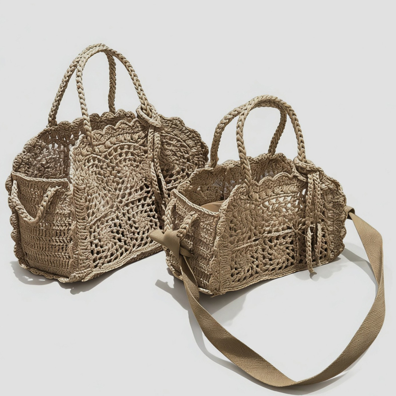 보헤미안 스타일 리틀 투리스모 비치 여성용 중공 토트  - Luxury Tote Bags With Zipper 리뷰 및 가격