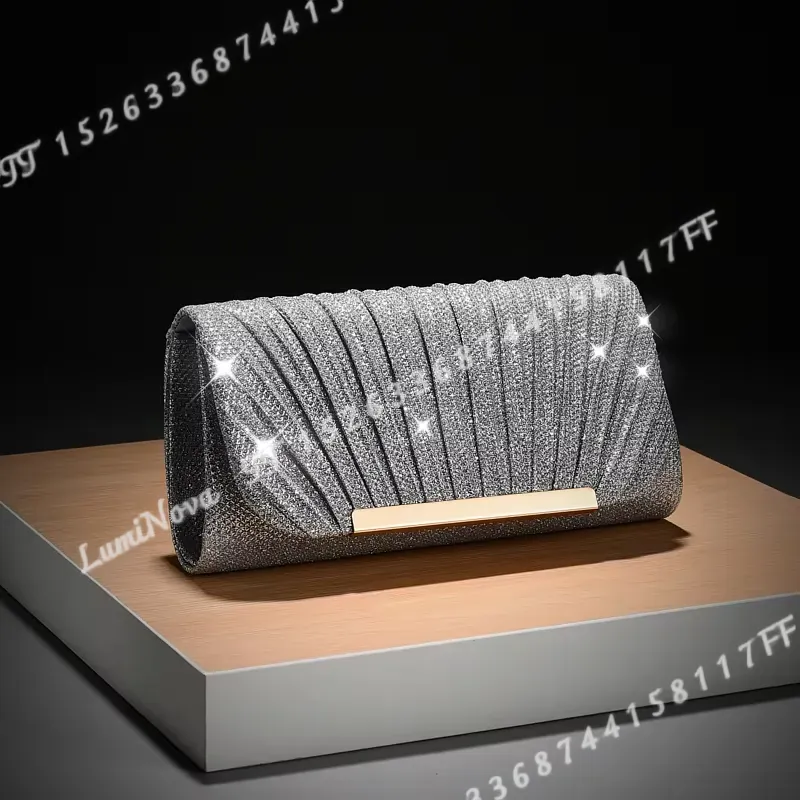 럭셔리 웨딩 봉투 클러치 백, 세련되고 화려한 반짝이  - Luxury Bags England 리뷰 및 가격