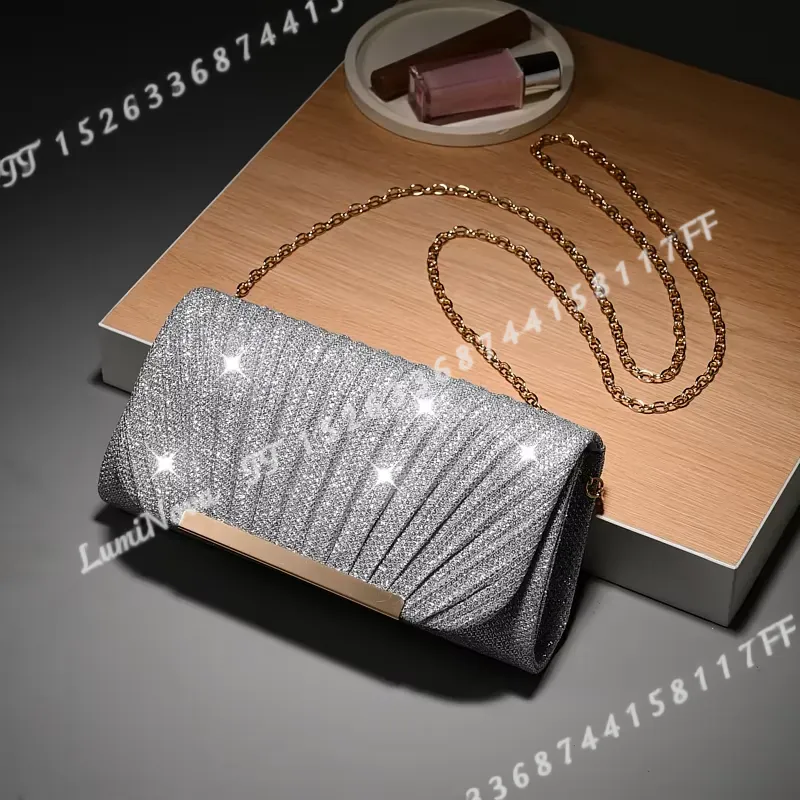 럭셔리 웨딩 봉투 클러치 백, 세련되고 화려한 반짝이  - Luxury Bags England 리뷰 및 가격