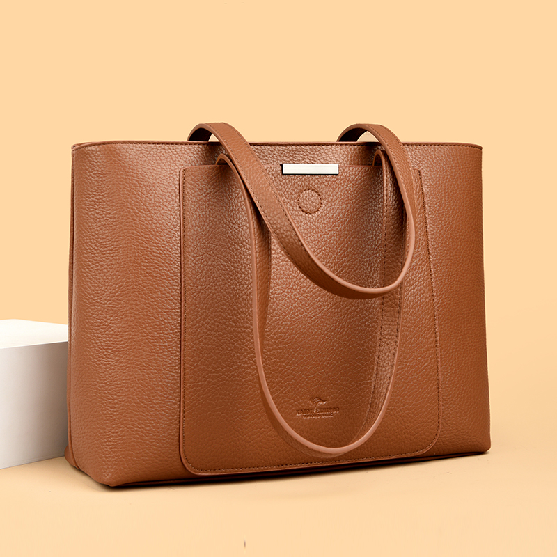정품 브랜드 소프트 PU 가죽 핸드백 대형 핸드백 여성 - Luxury Bags For Laptop 리뷰 및 가격