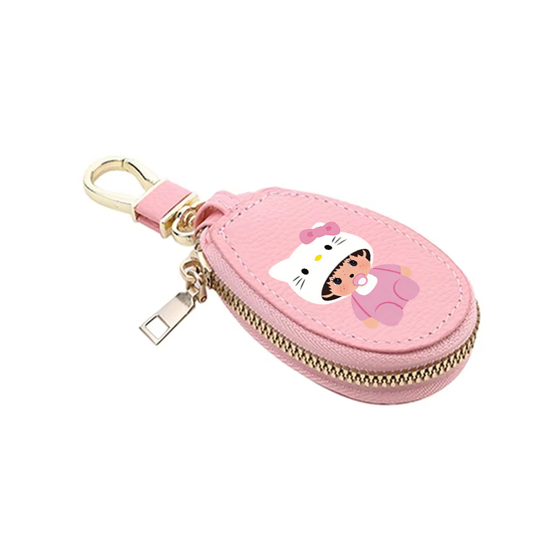 1pcs MONCHHICHI 가죽 지퍼 키 지갑 여성  - Accordion Wallet Zip 리뷰 및 가격