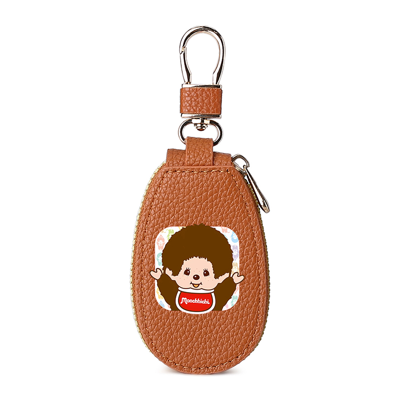 1pcs MONCHHICHI 가죽 지퍼 키 지갑 여성  - Accordion Wallet Zip 리뷰 및 가격