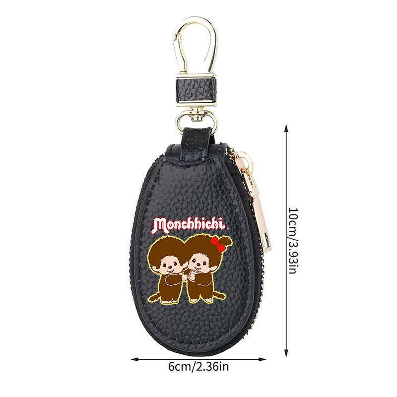 1pcs MONCHHICHI 가죽 지퍼 키 지갑 여성  - Accordion Wallet Zip 리뷰 및 가격