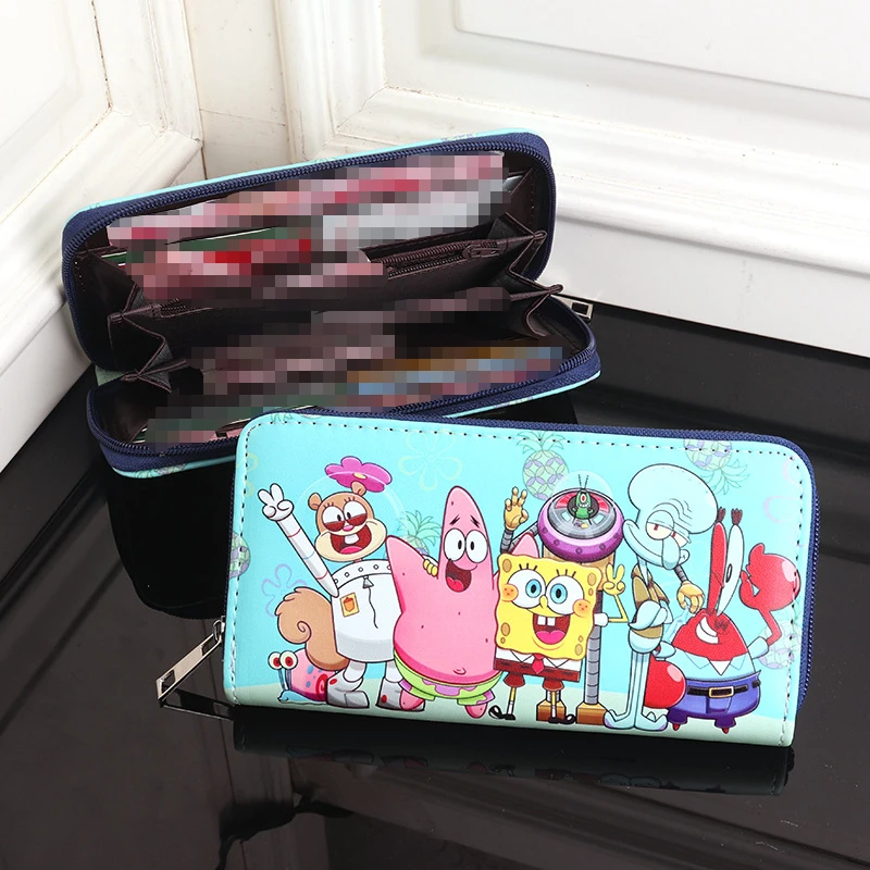 새로운 스폰지밥 스퀘어팬츠 여성용 장지갑 패트릭 스타  - Accordion Wallet Zip 리뷰 및 가격