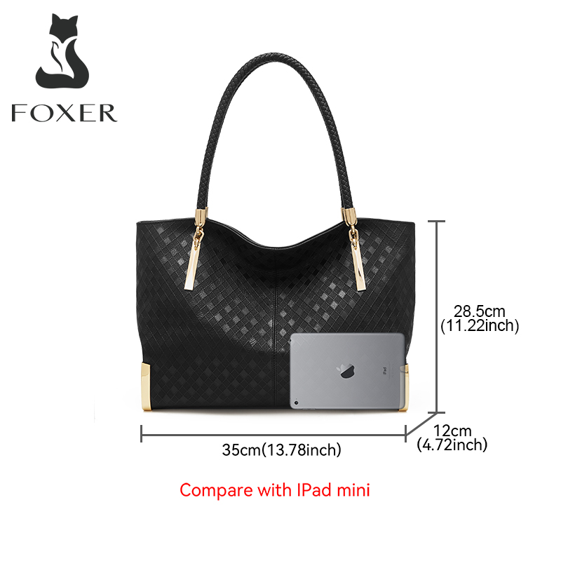 FOXER 정품 가죽 여성용 핸드백 우아한 럭셔리 디자 - Luxury Quilted Bags 리뷰 및 가격