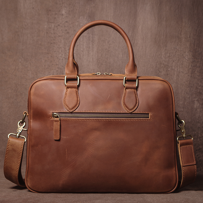 GURO 남자 크레이지 호스 소 가죽 서류 가방 럭셔리 - Luxury Bags For Laptop 리뷰 및 가격