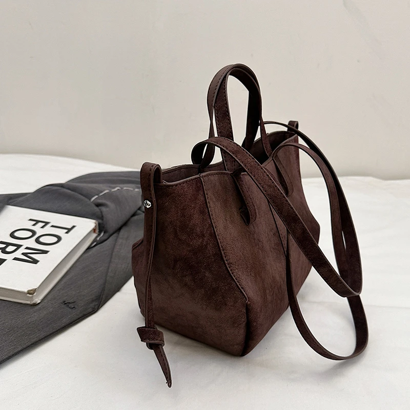 라이트 럭셔리 솔리드 PU 햅스 숄더백 2025 핫세일 - Luxury Bags In Sale 리뷰 및 가격