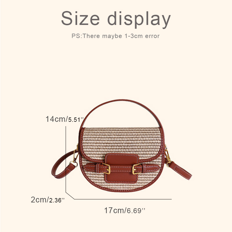 여성을위한 영국 스타일 미니 밀짚 상자 안장 가방 럭셔 - Luxury Bags Mini 리뷰 및 가격