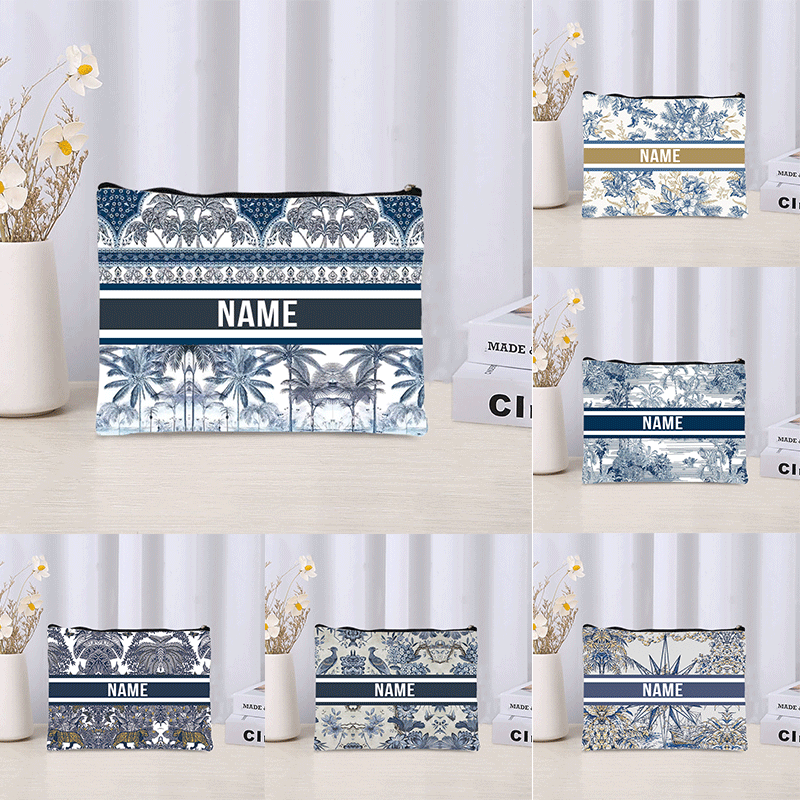 트렌디한 여성용 메이크업 가방, 레트로 맞춤형 이름 화 - Accordion Wallet Zip 리뷰 및 가격
