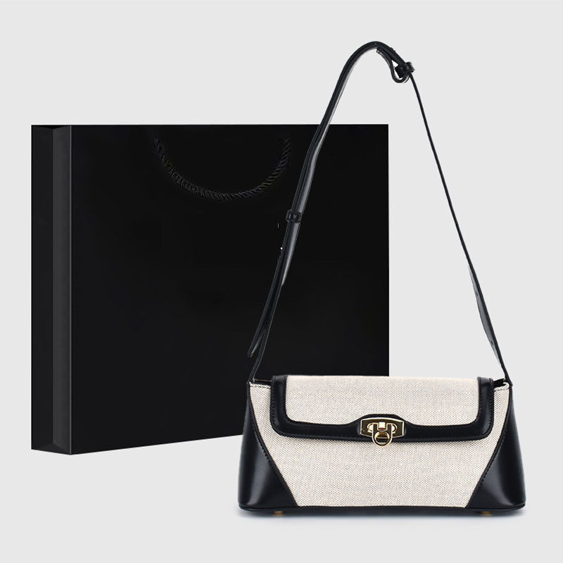 Nichedesign 컬러 블록 프렌치 빵 겨드랑이 여 - Luxury Bags England 리뷰 및 가격