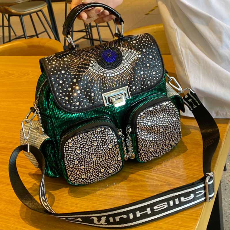 여성용 대용량 숄더백, 여행용 다이아몬드 PU 가죽 백 - Luxury Bags Girls 리뷰 및 가격